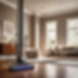 Modern central vacuum system in a luxury home
