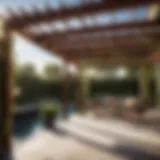 Luxury pergola materials for elegant design