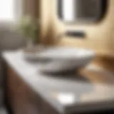 Marble Bathroom Sink Counter Cover