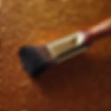 Innovative paint brush technique for precise detailing