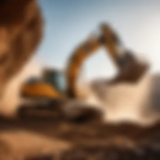 Excavator at Work