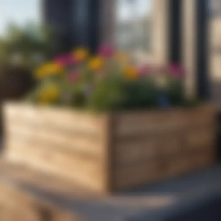 Materials for building a flower box