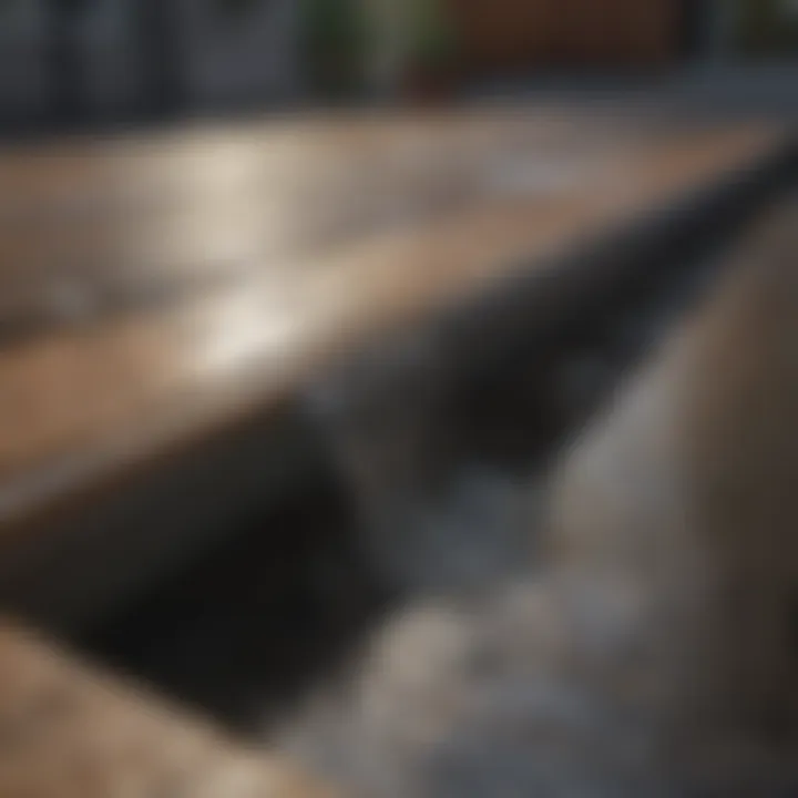 Optimized Water Drainage System Efficient water flow through large capacity rain gutters