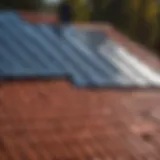 Metal roof installation process