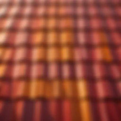 Metal roofing color palette