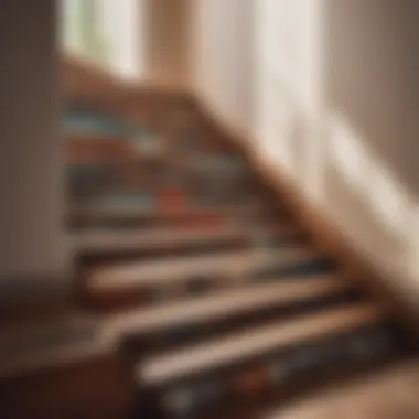 Minimalist Book Staircase Decor