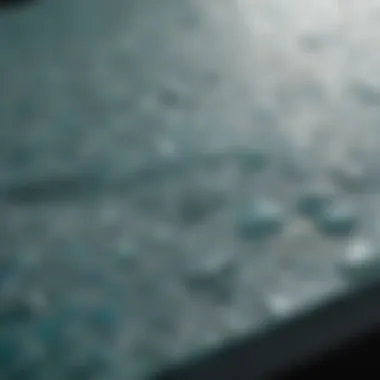 Minimalist Glass Surface Design