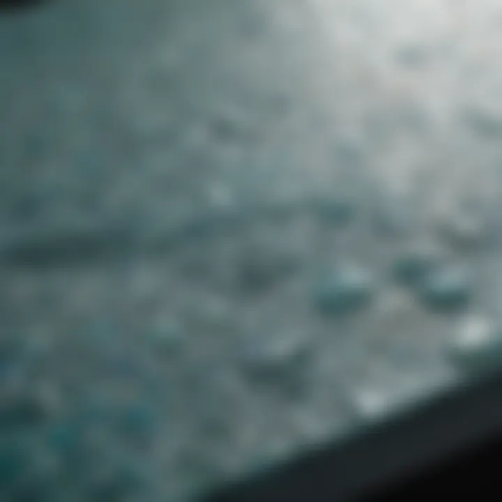 Minimalist Glass Surface Design