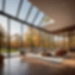 Modern architectural design for four-season room