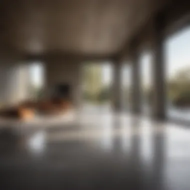 Sleek Sophistication of Concrete Modern Concrete Flooring