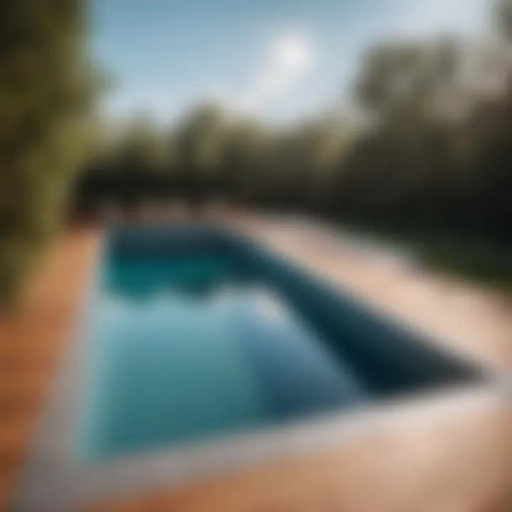 Modern Concrete Pool Liner Installation