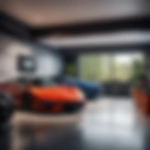 Modern garage interior design