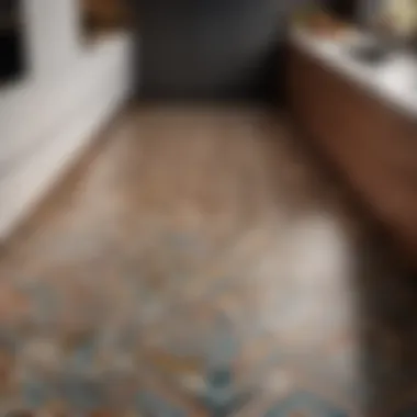 Modern Geometric Kitchen Flooring