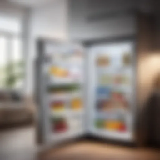 Modern Small Refrigerator Design