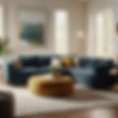 Customizable Layout Options Modular Small Sectional Sofa with Reversible Configuration