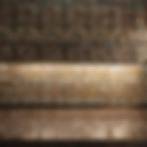 Beautiful mosaic sheet tile backsplash
