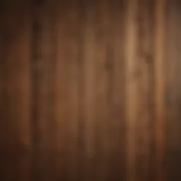 Selection of various wood types for sauna construction