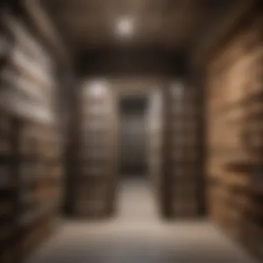 Space Efficiency Tactics Optimizing storage space in a cement cellar