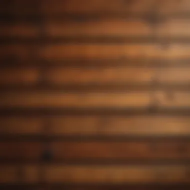 Vintage Shiplap Wall Detail