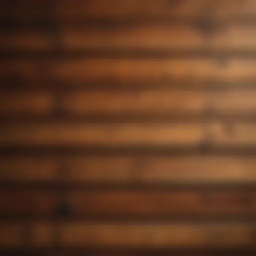 Vintage Shiplap Wall Detail