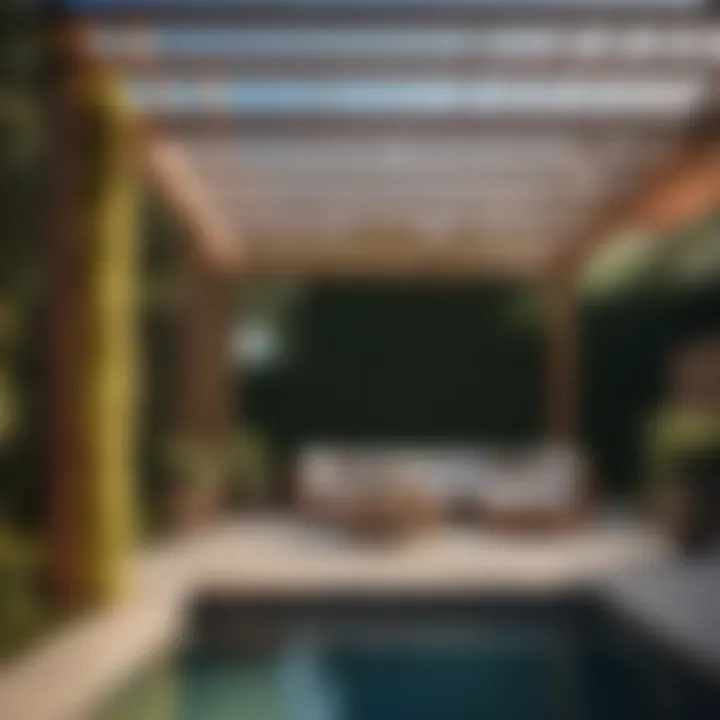 Outdoor space transformed with a permanent pergola