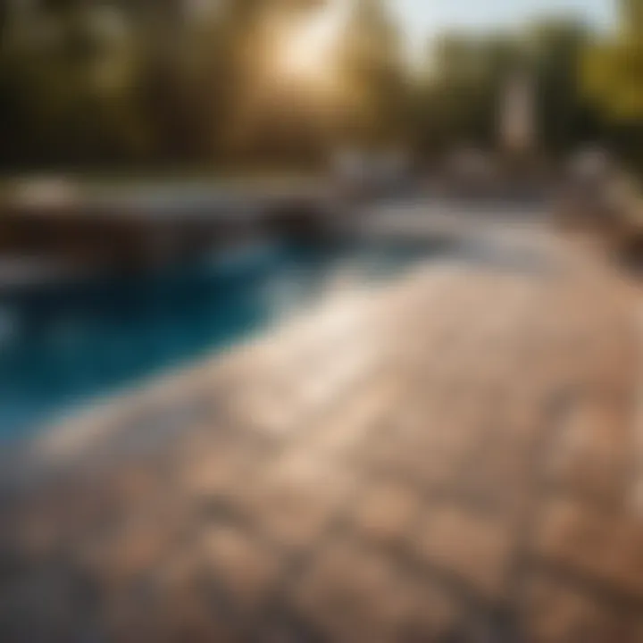 Paver Pool Deck