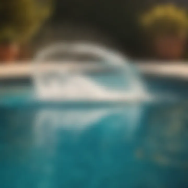 Pool Skimmer in Action