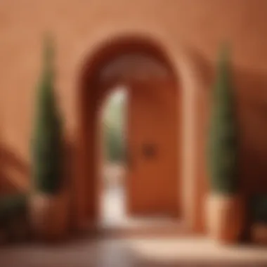 Warm Terracotta Door