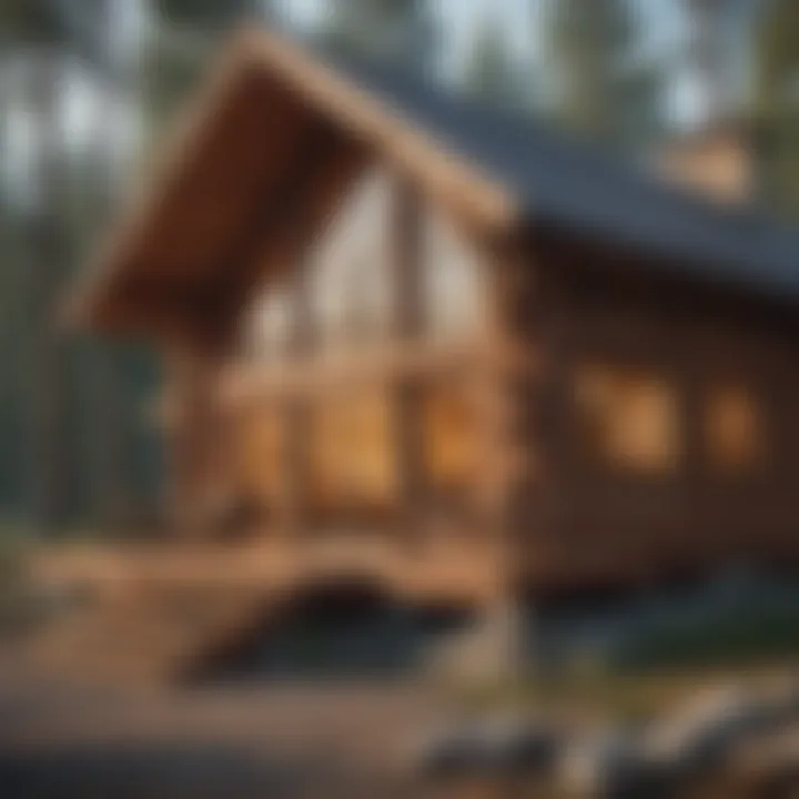 Eco-friendly materials used in prefab log home construction