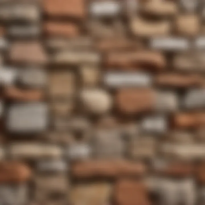 Selection of premium stone materials for house exterior