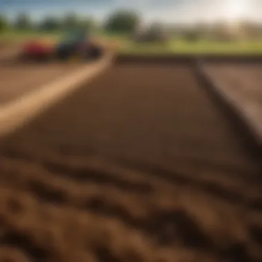 Foundation of Success: Preparing Topsoil Bed Well-prepared topsoil bed for grass seeding