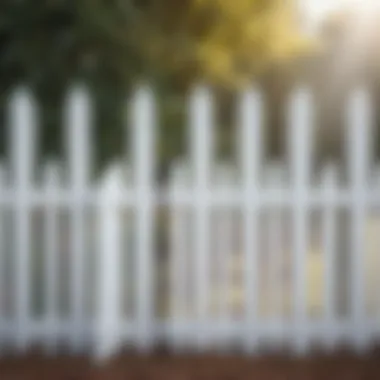 White Privacy Fence Maintenance Tools