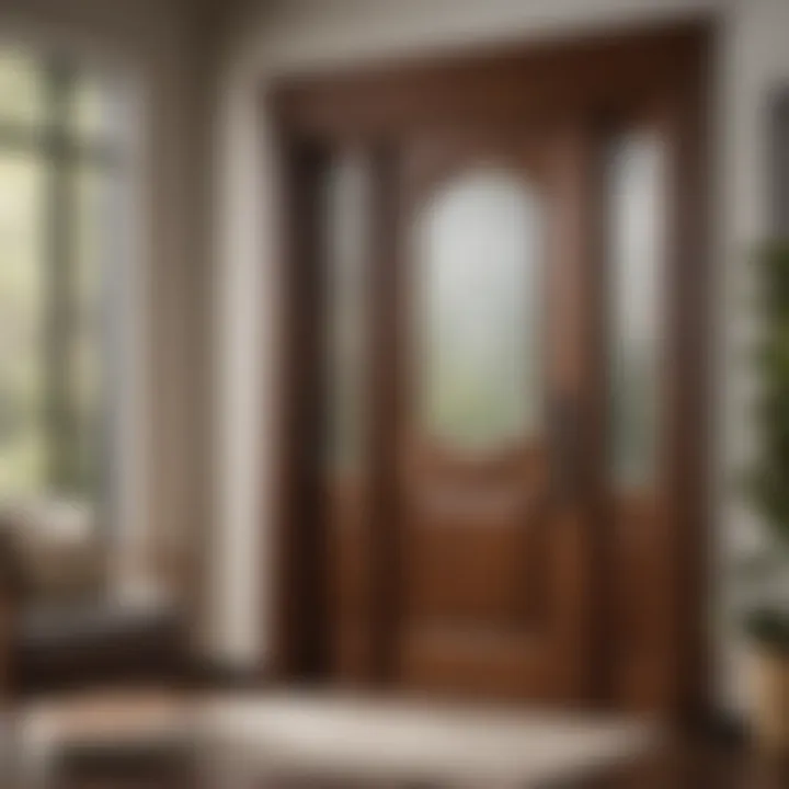 Expert Door Installation Process Professional installation of a new hinged door