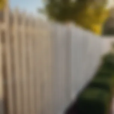 Precision Installation: Vinyl Fence Setup Professional installation of a vinyl fence
