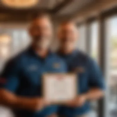 Achieving Success Through HVAC Certifications Professional receiving HVAC certification diploma