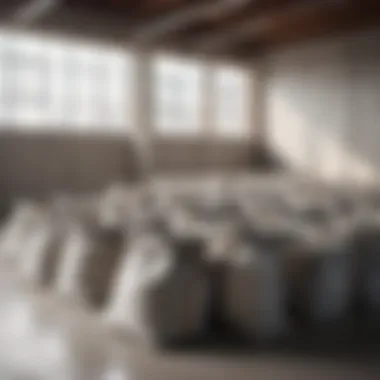 Concrete Project Needs Illustration depicting bags of concrete