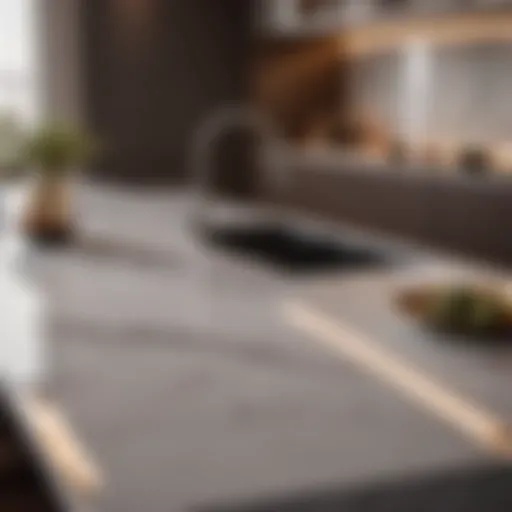 Elegant Quartz Countertop