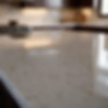 Classic Ogee Edge on Quartz Countertop Quartz Countertop with Ogee Edge