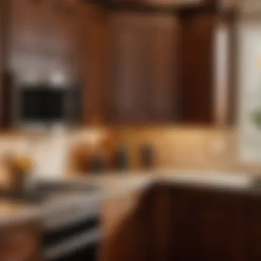 Transformed Kitchen Cabinet After Refacing Finished kitchen cabinet after successful refacing project