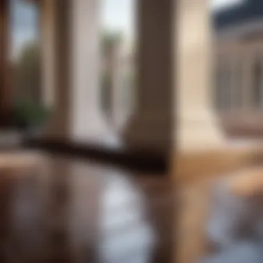 Executing Replacement Replacing porch floor under column - Executing replacement