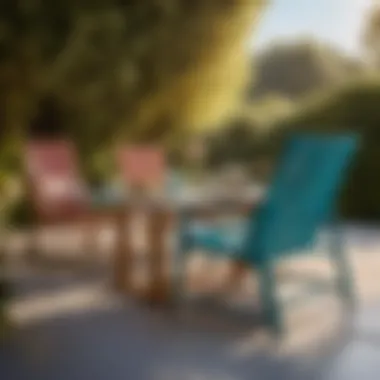 Resin outdoor furniture paint quality comparison