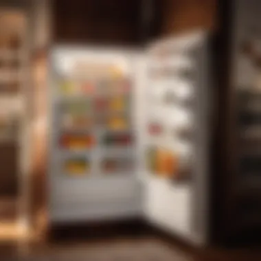 Energy Star Retro Refrigerator Interior View