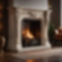 Sculptural Fireplace Element