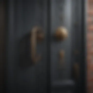 Secure Locking Mechanism on a Steel Front Door