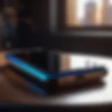 Sleek design of a high-end smartphone