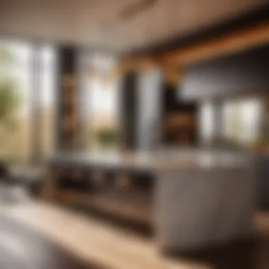 Sophisticated Privacy Sleek kitchen with tinted windows