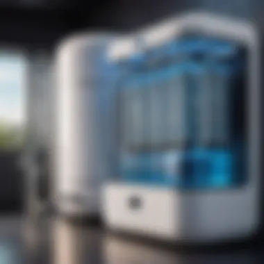 Futuristic Water Purification System Design Sleek and Modern Water Purification System