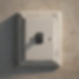 Elegant small wall switch plate design