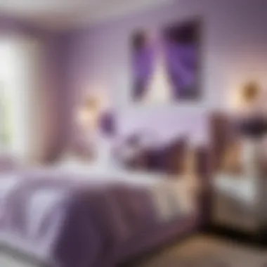 Soft Lavender Bedroom Wall