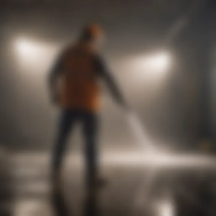 Safety protocols for using soft pressure washing products